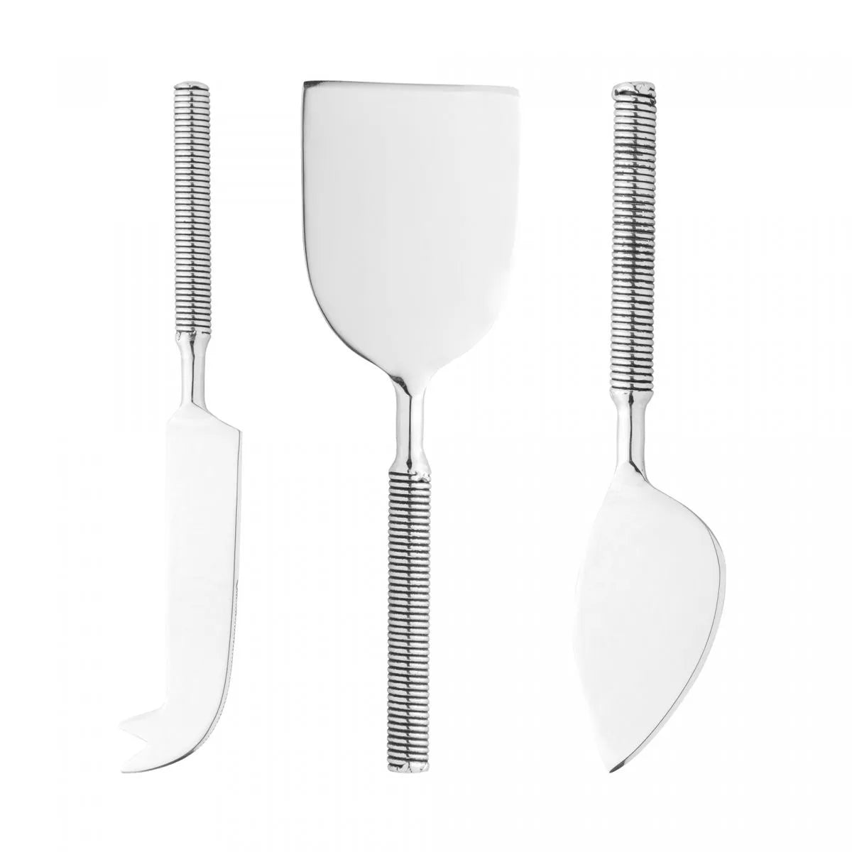 Conjunto 3 Facas para Queijo de Aço Inox Espiral - Wolff